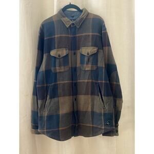 10.Deep Tenth Division Flannel Shirt Jacket m xlarge
